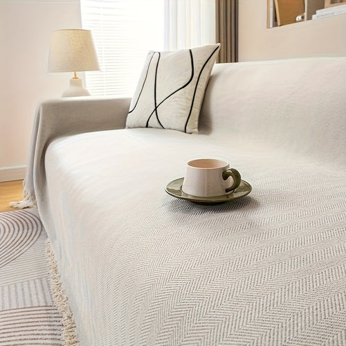 2025 New Advanced Sentimental Textured Summer Sofa Towel Cover All-Season Universal Full Coverage Universal Cover